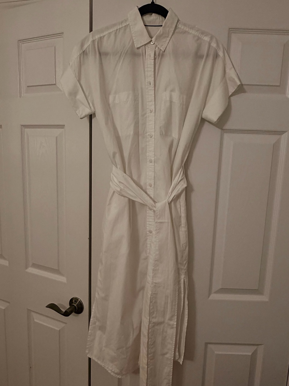 J. Crew White Shirt Dress / Coverup
